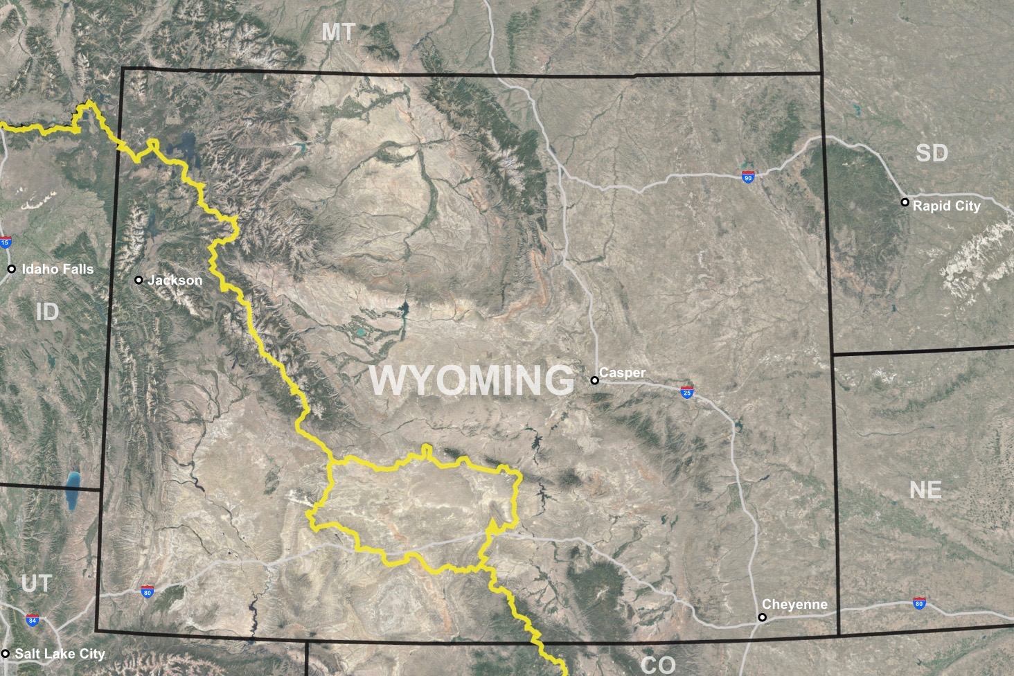 What is the Continental Divide in Wyoming